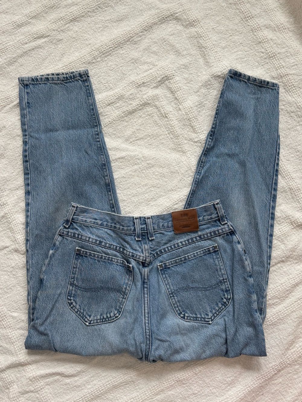 Vintage Lee High-Rise Women's Blue Jeans